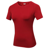 Women's Elastic Yoga Sports T Shirt