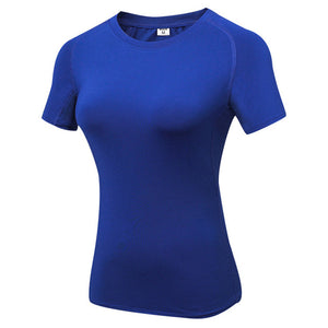 Women's Elastic Yoga Sports T Shirt