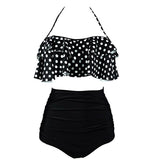 Women High Waist Swim Bathing Suit