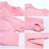 Women's Seamless Long Sleeve Crop Top