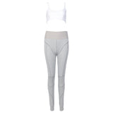 Cotton Sports Two Pieces Gym-wear