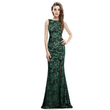 Women's Long Sleeveless Party Dress