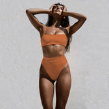 Women High Waist Swimwear