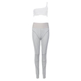 Cotton Sports Two Pieces Gym-wear