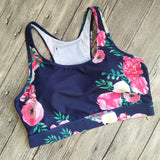 Phone Pocket Compression Sports Bra