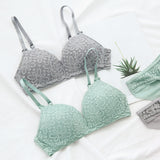 Women's Cotton Breathable Bra Set