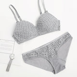 Women's Cotton Breathable Bra Set